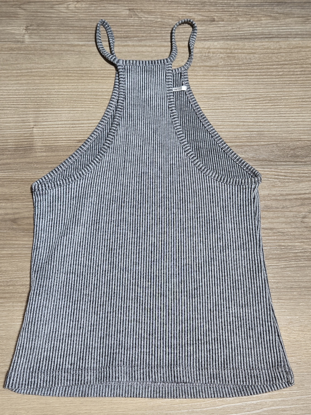 High Neck Ribbed Tank - Picture 2 of 4